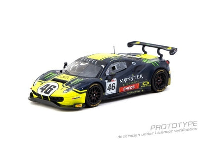 T64-072-19GUF46 Tarmac Works 1:64 Ferrari 488 GT3 Gulf 12 Hours 2019 V. Rossi / A. Salucci / L. Marini