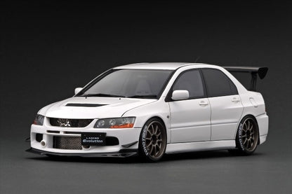 [ Pre-order ] IG2433 ignition model 1:18 Mitsubishi Mitsubishi Lancer Evolution IX (CT9A) White With Engine