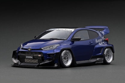 [ Pre-order ] IG2903 ignition model 1:18 PANDEM GR YARIS (4BA) Blue Metallic With Engine