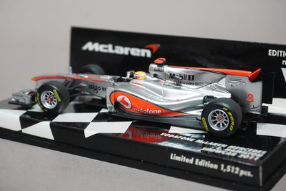 1:43 MINICHAMPS 530114373 Vodafone McLaren Mercedes Show Car 2011 #3 L. Hamilton