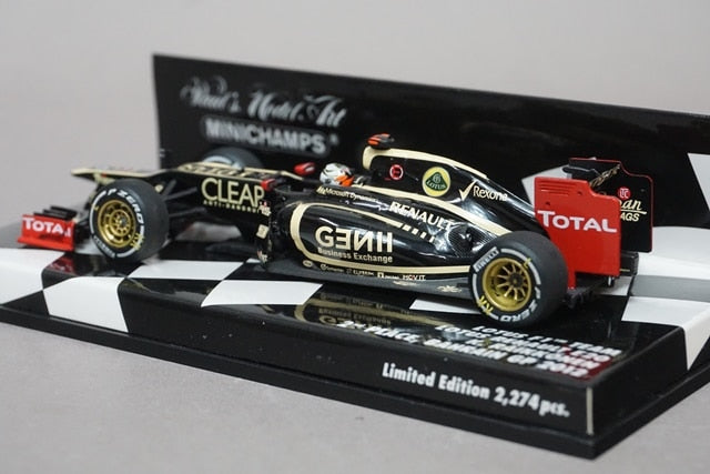 1:43 MINICHAMPS Lotus F1 Team Renault E20 Bahrain GP 2012 #9 K. Raikkonen