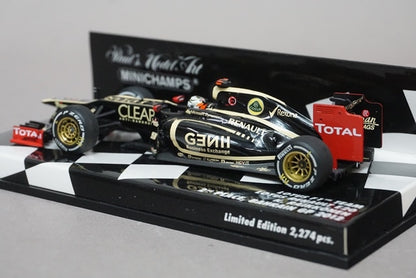 1:43 MINICHAMPS Lotus F1 Team Renault E20 Bahrain GP 2012 #9 K. Raikkonen