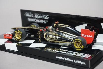 1:43 MINICHAMPS 410110109 Lotus Renault GP R31 Malaysian GP 2011 #9 N. Heidfeld