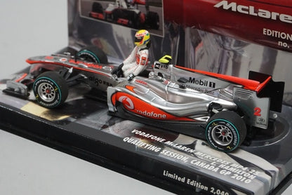 1:43 MINICHAMPS 530104322 Vodafone McLaren Mercedes MP4-25 Canadian GP 2010 #2 L.Hamilton