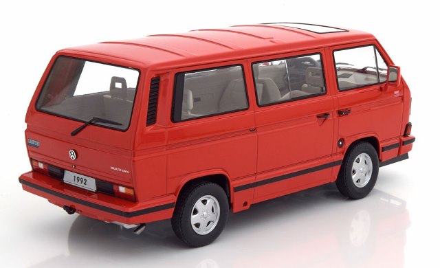 [ Pre-order ] KKDC180142 KK scale 1:18 VW Volkswagen Bus T3 Multivan 1992 Limited Last Edition Red