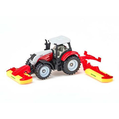 SK1672 SIKU Steyr Tractor with Pottinger Harvester