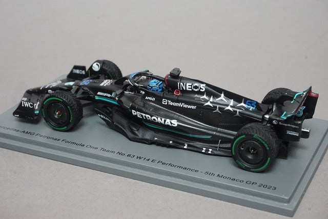 1:43 SPARK S8578 Mercedes-AMG Petronas F1 Team W14 E-Performance Monaco GP 5th 2023 #63 G. Russell model car