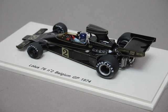 1:43 SPARK S1770 Lotus 76 Belgian GP 1974 #2 J. Ickx model car