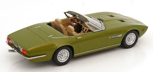 [ Pre-order ] KKDC181302 KK scale 1:18 Maserati Ghibli Spyder 1970 light green-metallic