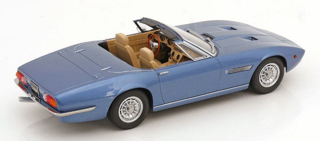 [ Pre-order ] KKDC181304 KK scale 1:18 Maserati Ghibli Spyder 1970 light blue-metallic