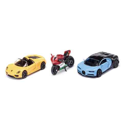 SK6313 SIKU Sports Car & Motorbike Set