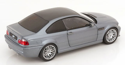 [ Pre-order ] 183016 NOREV 1:18 BMW M3 CSL E46 2003 Gray Metallic (Modellissimo Custom Order)