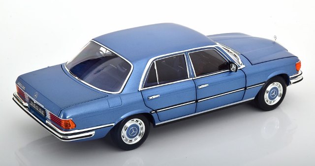 [ Pre-order ] 183971 NOREV 1:18 Scale Mercedes 350 SE W116 1973 Light Blue Metallic (Modellissimo Custom Order)