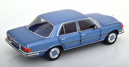 [ Pre-order ] 183971 NOREV 1:18 Scale Mercedes 350 SE W116 1973 Light Blue Metallic (Modellissimo Custom Order)