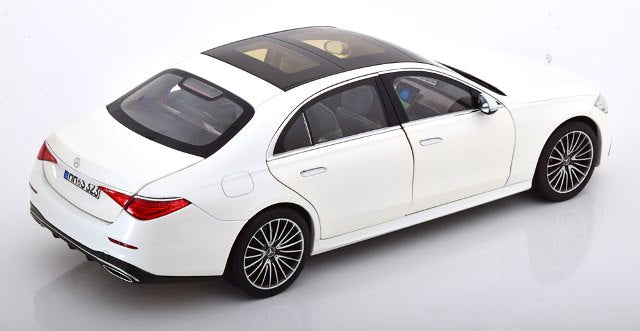 [ Pre-order ] 183801 NOREV 1:18 Scale Mercedes S-Class AMG-Line 2021 White Metallic MODELISSIMO Custom Order