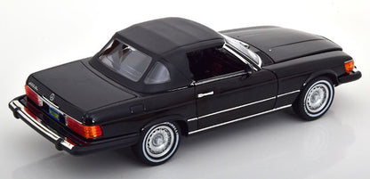 [ Pre-order ] 183724 NOREV 1:18 Scale Mercedes 450SL R107 US-Version American Gigolo 1979 Black MODELISSIMO Custom Order