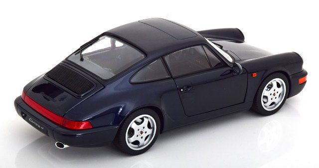 [ Pre-order ] 187324 NOREV 1:18 Scale Porsche 911 (964) Carrera 4 1990 Coupe in Dark Blue Metallic, Custom Order from MODELISSIMO