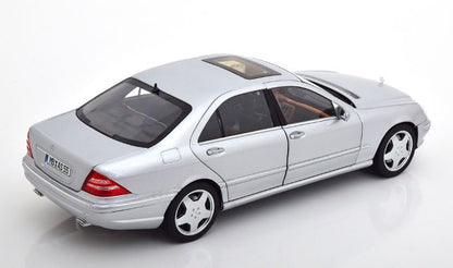 [ Pre-order ] 183816 NOREV 1:18 Scale Mercedes S55 AMG W220 2000 Silver (Modellissimo Custom Order)