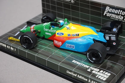 1:43 MINICHAMPS 400880019 Benetton Ford B188 1988 #19 A. Nannini model car