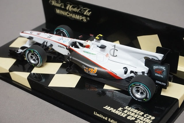 1:43 MINICHAMPS 410100223 Sauber C29 Japanese GP 2010 #23 Kamui Kobayashi model car