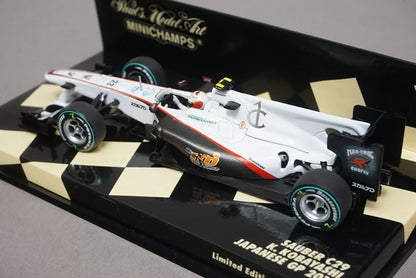 1:43 MINICHAMPS 410100223 Sauber C29 Japanese GP 2010 #23 Kamui Kobayashi model car