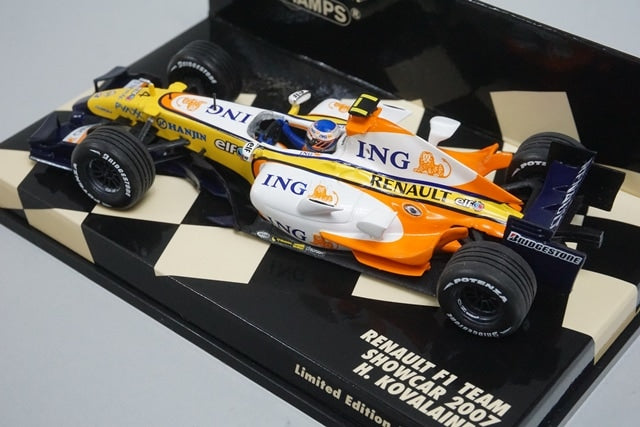 1:43 MINICHAMPS 400070074 Renault F1 Team Show Car 2007 #4 H. Kovalainen model car