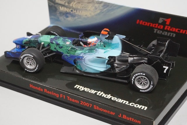 1:43 MINICHAMPS 403070177 Kyosho Honda Racing F1 Team Show Car 2007 #7 J. Button model car