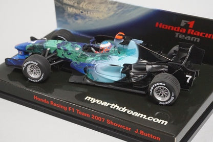 1:43 MINICHAMPS 403070177 Kyosho Honda Racing F1 Team Show Car 2007 #7 J. Button model car