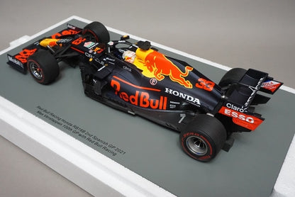 1:18 Spark 18S593 Red Bull Racing Honda RB16 Spanish GP 2nd 2021 #33 M.Verstappen