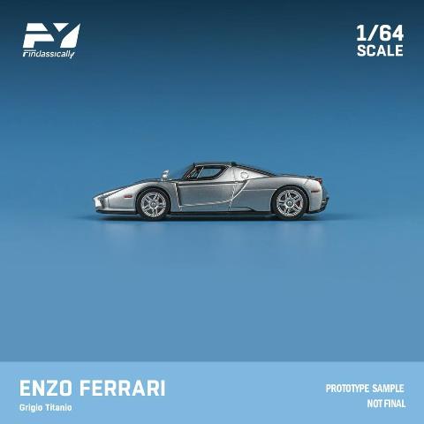 [ Pre-order ] FY64084 Finclassically 1:64 Enzo Grigio Titanio