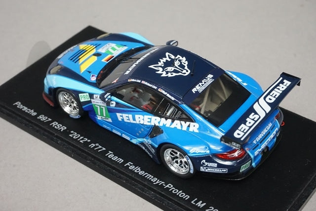 1:43 SPARK S3730 Porsche 997 RSR '2012' Team Felbermayr Proton Le Mans 2012 #77 model car