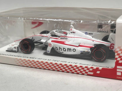1:43 Spark SJ115 Honda Docomo Dandelion M6Y SF19 M-TEC HR-417E Super Formula 2022 #6 Hiroki Otsu