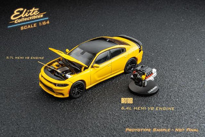 [ Pre-order ] Elite Collectibles 1:64 Dodge Warhorse Daytona HEMI Yellow