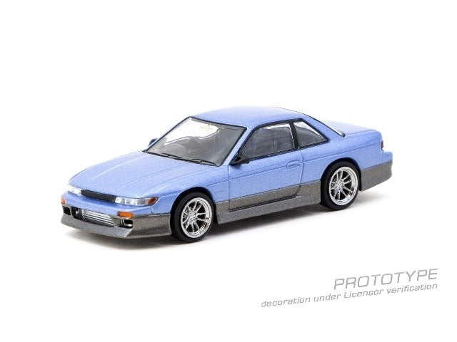 [ Pre-order ] T64G-025-PU Tarmac Works 1:64 Nissan VERTEX Silvia (S13) Blue/Grey