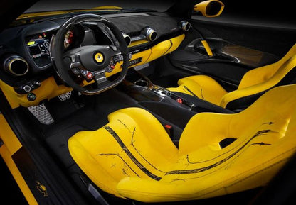 P18207ART BBR 1:18 Ferrari 812 Competizione Three-layer yellow blank sheet inspiration limited edition