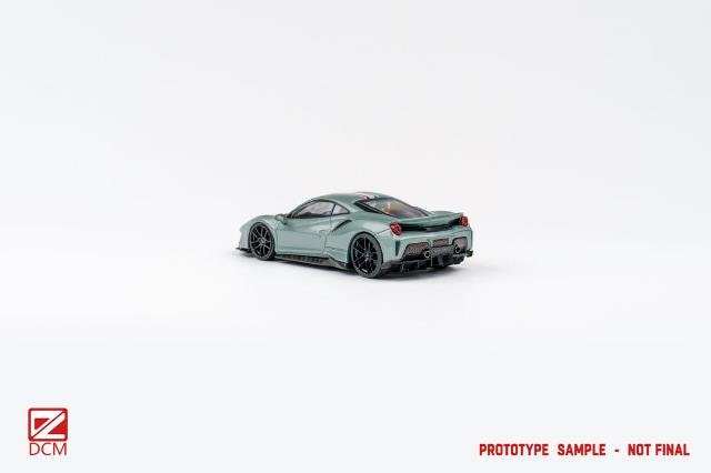 [ Pre-order ] DCM 1:64 Novitec 488 pista Francis Green