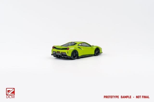 [ Pre-order ] DCM 1:64 Novitec 488 pista Fluorescent green