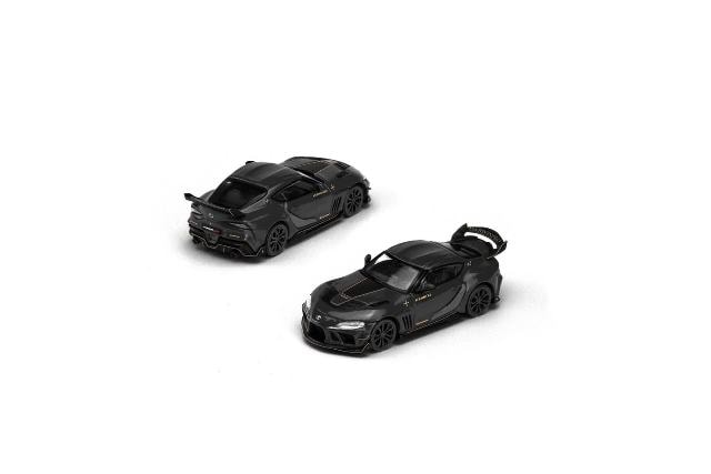 [ Pre-order ] PRE0013 POP RACE x Enigma 1:64 Toyota Supra DARWIN PRO 66G NWB SUPRA (A90) MIDNIGHT BLACK