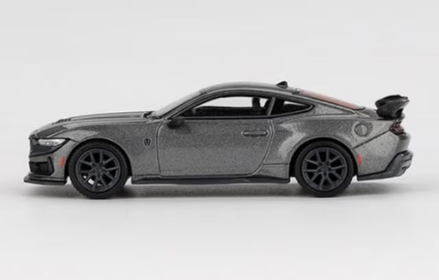 MGT00957-BL TSM MINI-GT 1:64 Ford Mustang Dark Horse 2024 Carbonized Grey (Left-hand drive) *Blister packaging