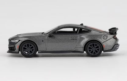 MGT00957-BL TSM MINI-GT 1:64 Ford Mustang Dark Horse 2024 Carbonized Grey (Left-hand drive) *Blister packaging