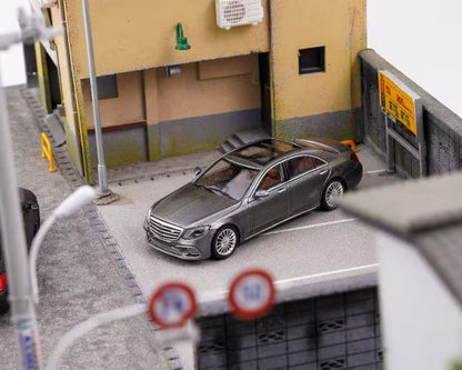 KING MODEL 1:64 Mercedes-Benz S65 AMG W222 Titanium Gray