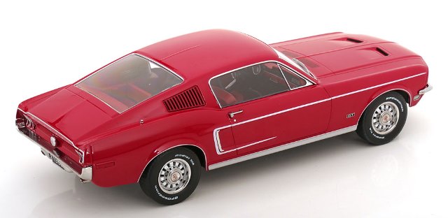 [ Pre-order ] KKDC181392 KK scale 1:18 Ford Mustang GT Fastback 1968 Red