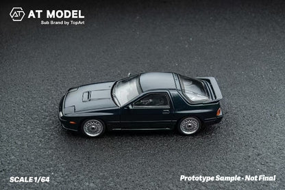 AT64001 AT MODEL 1:64 Mazda Infini RX-7 FC3S Infini Dark Green model car