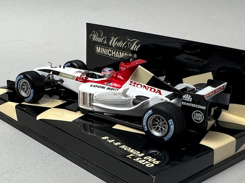 1:43 MINICHAMPS 400040010 B.A.R Honda 006 #10 Takuma Sato model car