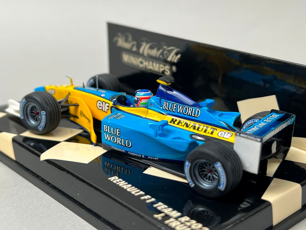 1:43 MINICHAMPS 400020014 Renault F1 Team R202 #14 J. Trulli model car