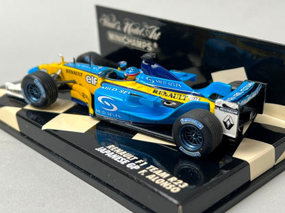 1:43 MINICHAMPS 400030008 Renault F1 Team R23 Japanese GP 2003 #8 F. Alonso model car