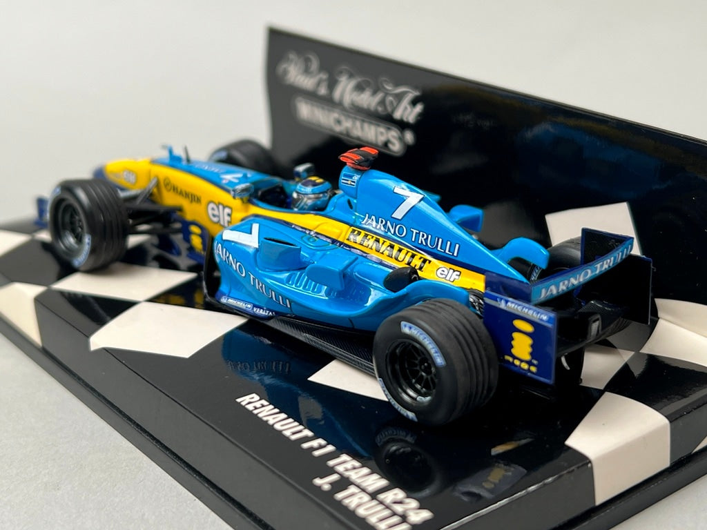 1:43 MINICHAMPS 400040007 Renault F1 Team R24 #7 J. Trulli model car