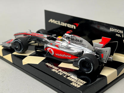 1:43 MINICHAMPS 530094301 Vodafone McLaren MP4-24 2009 #1 L. Hamilton model car
