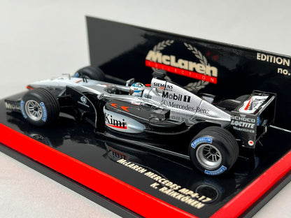 1:43 MINICHAMPS 530034316 McLaren Mercedes MP4-18 Test Car 2003 #6 K. Raikkonen model car