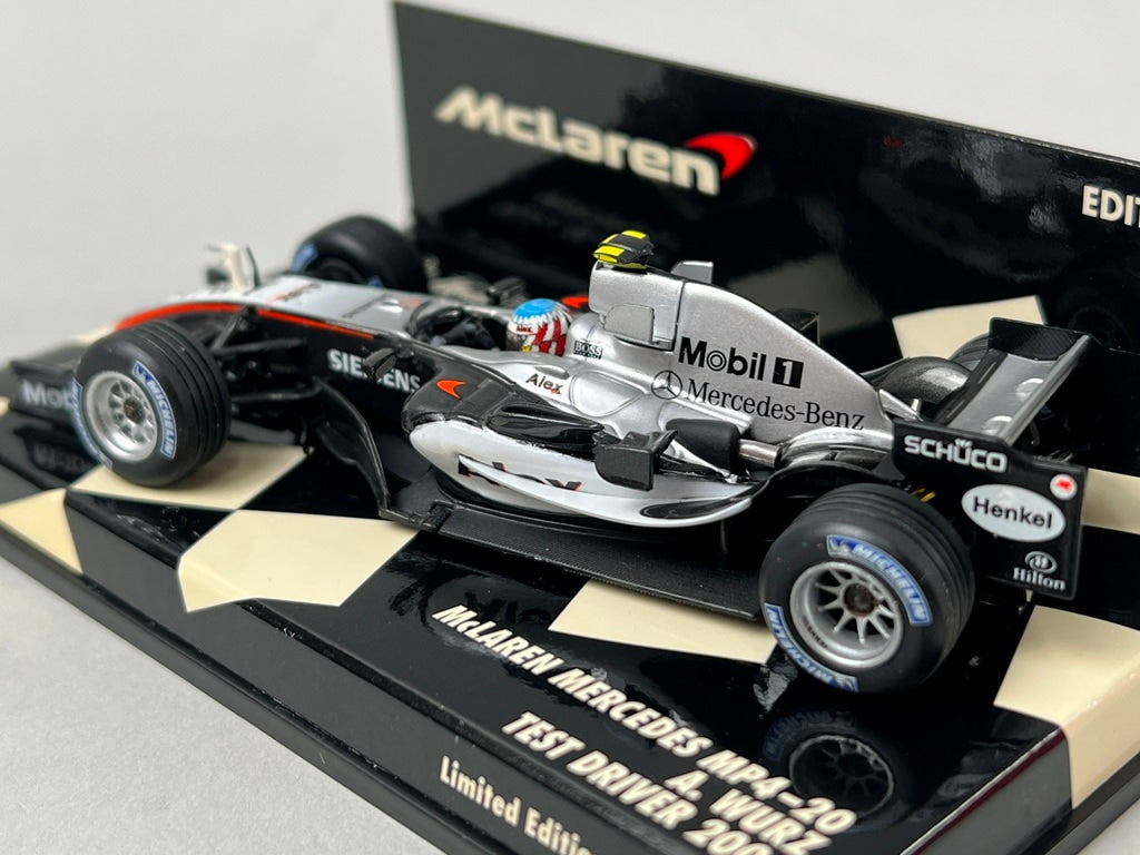 1:43 MINICHAMPS 530054355 McLaren Mercedes MP4-20 Test Driver 2005 #35 model car